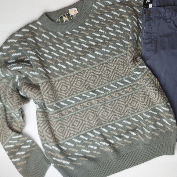 Roberto Company Other - Roberto Company Vintage Knit Grandpa Sweater Large